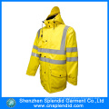 Raincoat Manufacturer High Visibility Yellow PVC Rain Wear